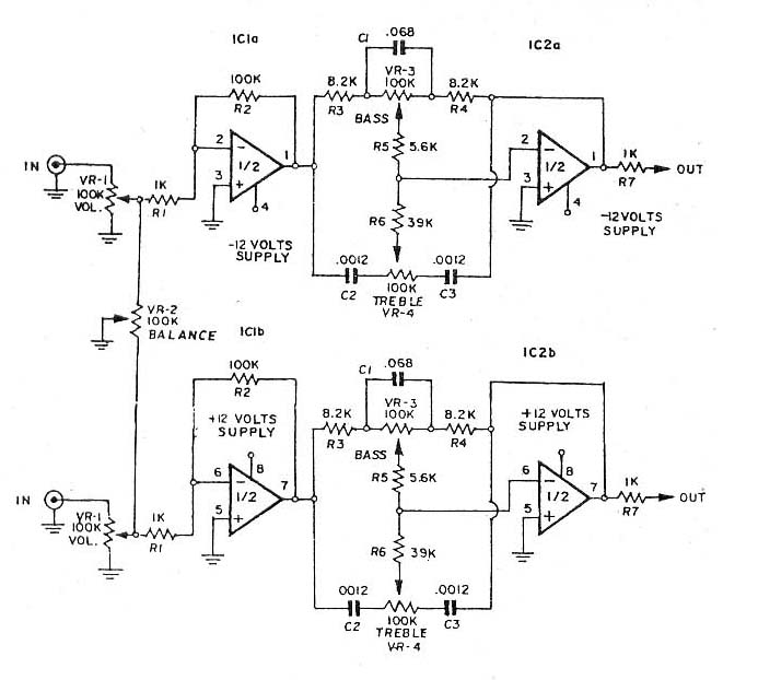 Схема предварительный усилитель xh a901 ne5532