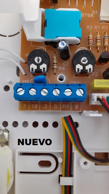 Conexiones del nuevo telefonillo del portero automatico - eléctrico ?